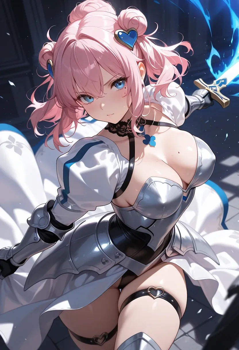 AI art "Fate/ Stay Isla" with user description "Between my DnD challenge I issued out, and the Fate stuff that spun off it with @zesoul, I got the thought in my mind "I wonder what Isla would look like as each of the Fate servant classes?" so I couldn't resist. I've not done enough of this stuff but I'm really loving fantasy Isla these past few days 💘

For those who don't know the servant classes, in order its: 
Saber, Archer, Lancer, Rider, Caster, Assassin, Berserker

As interesting as it would to see everyone else's OCs, I think its too similar to the DnD challenge in terms of themes (and we're probably all spent for credits after these back to back with the pirate stuff onwards😅 ). There's been some absolute gems posted this last week and its been awesome to be part of it 🤩"