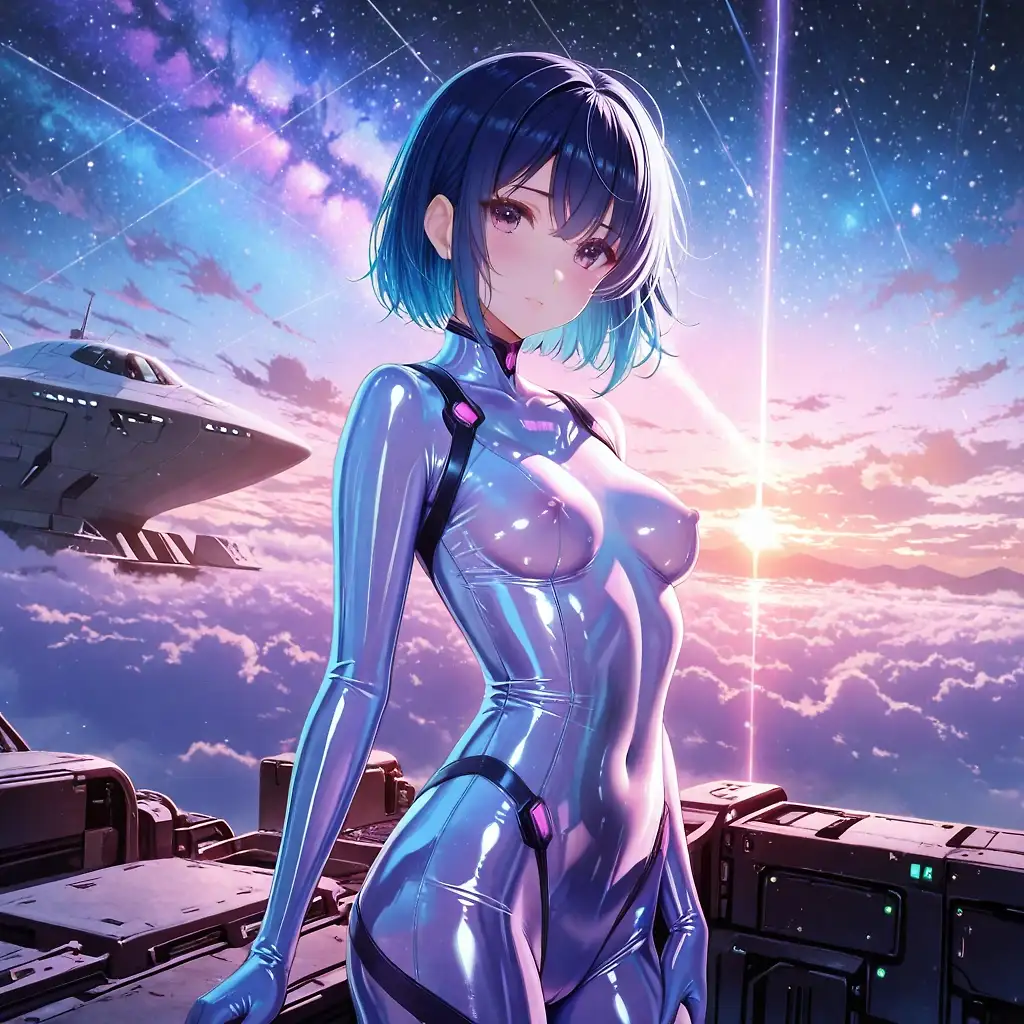 AI art "On the clouds top..."