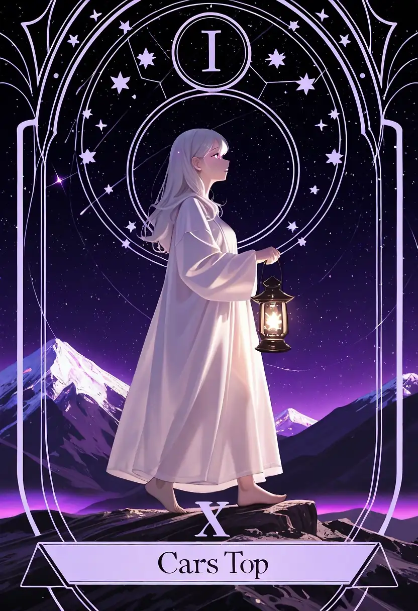 AI art 'The Hermit' with user description 'The wisdom of myth and superstition...'