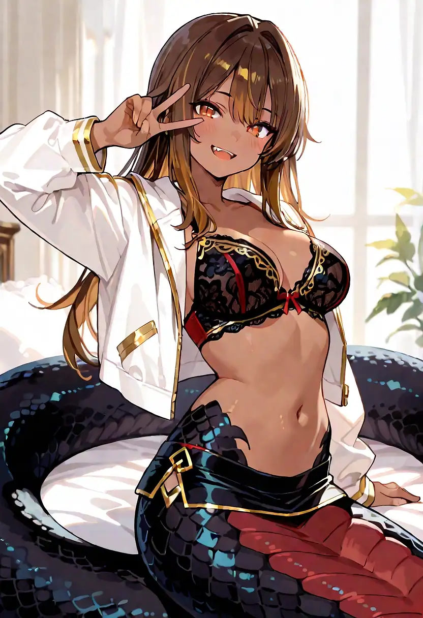 AI art "Lamia inspired by Doggomage"