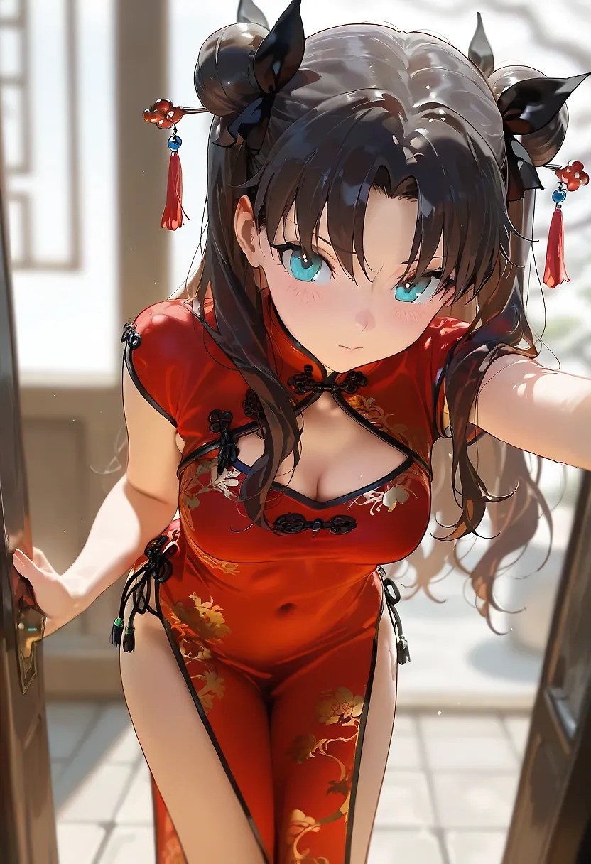 Just some Tohsaka Rin doing some cultural appropriation