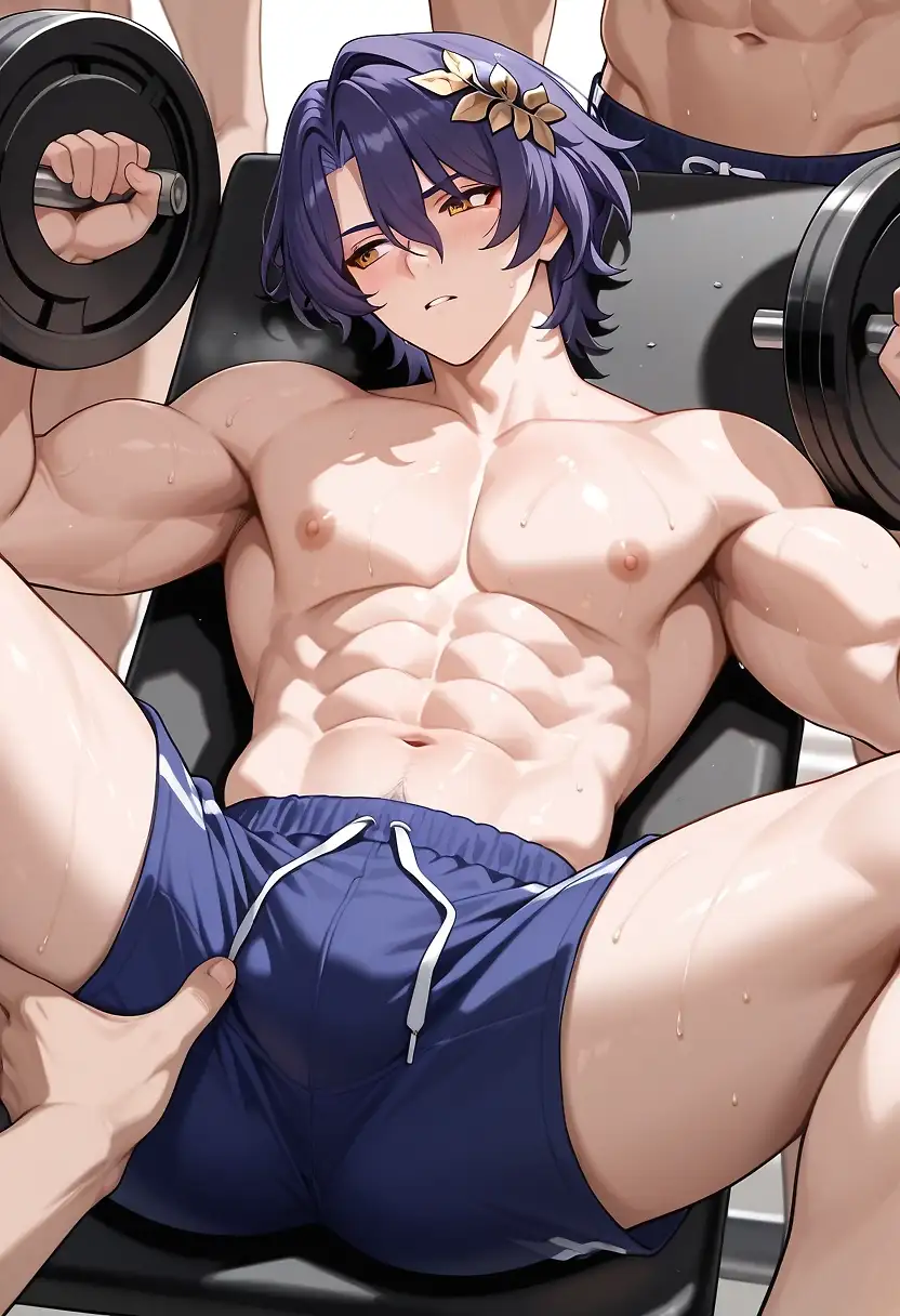 AI art "Ratio runs into gym trouble"