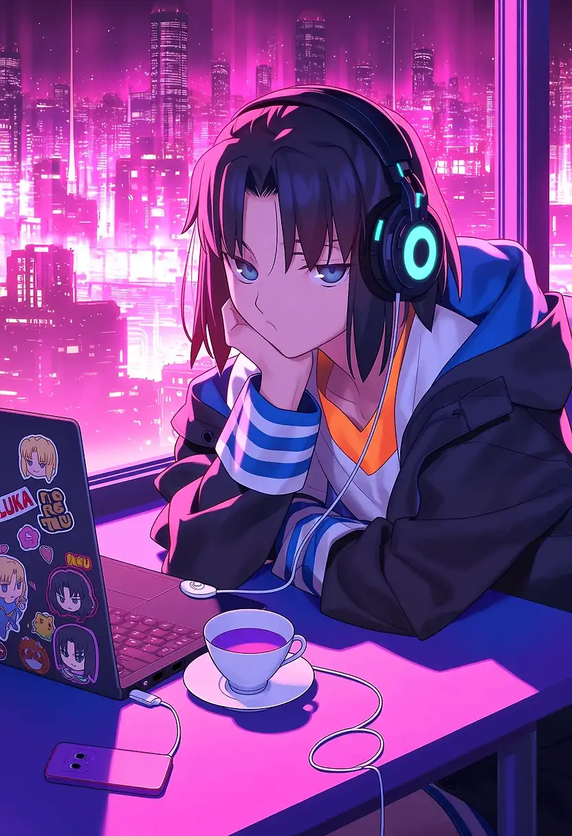 Shiki Ryougi x Cyberpunk