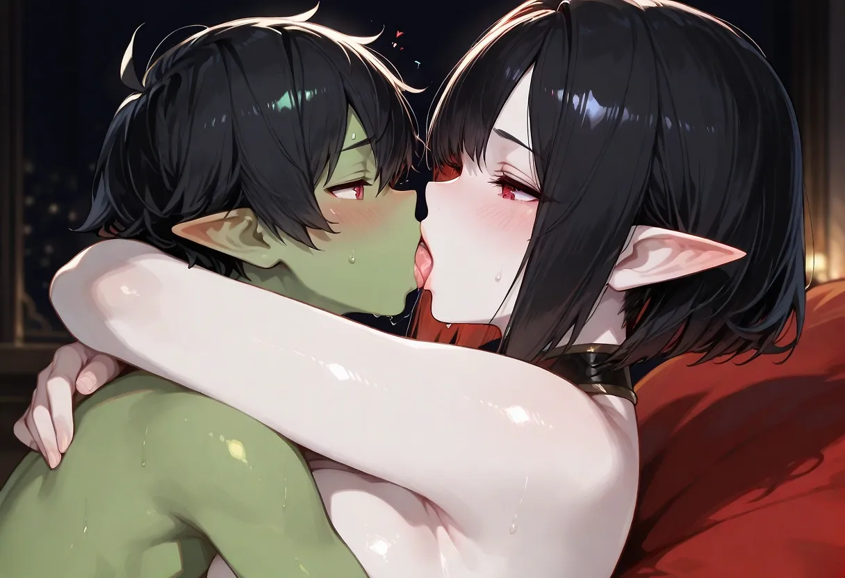 More elf and her goblin
