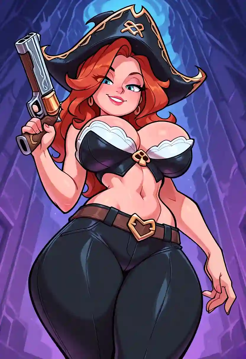 AI art "Miss fortune"