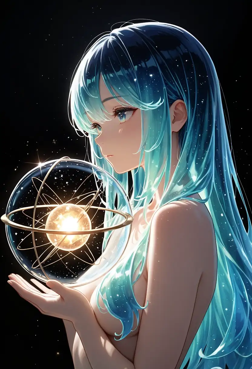 AI art "Light sphete"