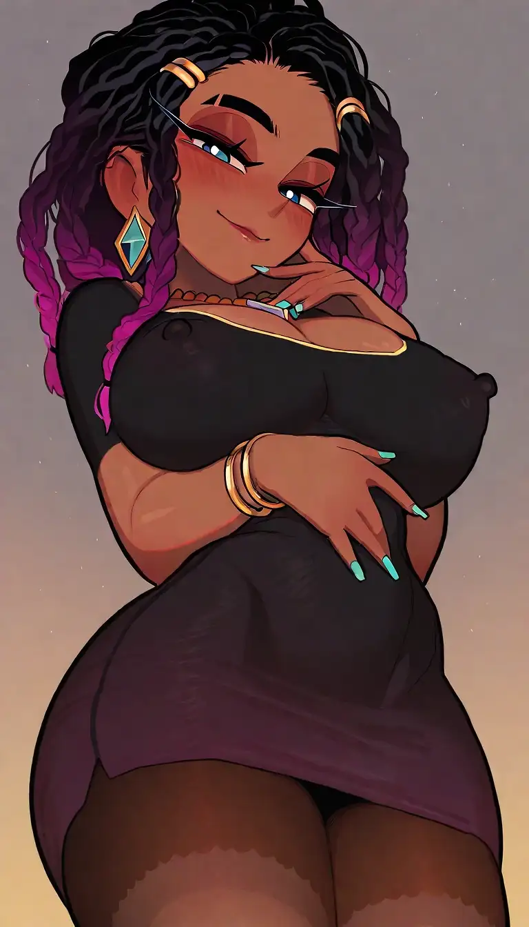 AI art 'Gradient Black'