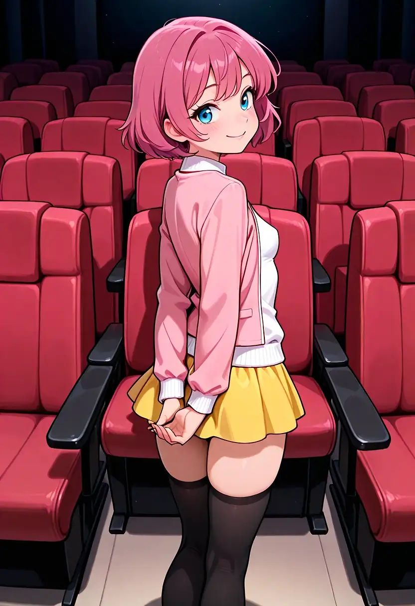 AI art 'date in cinema (1)'