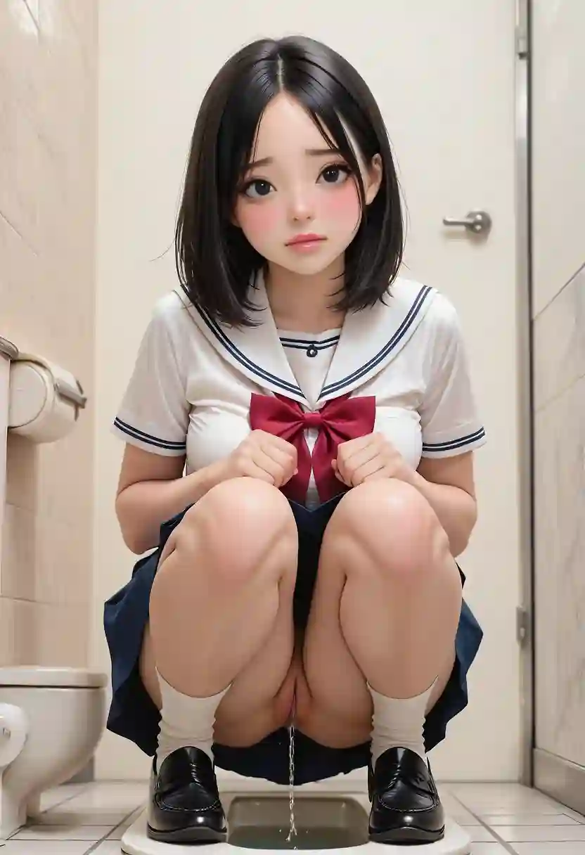 AI art 'Voyeurism at school toilet'