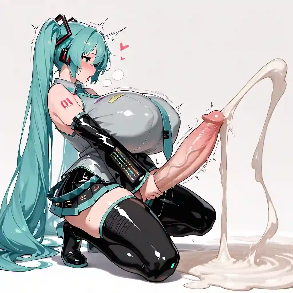 AI art "Futa Hatsune Miku"