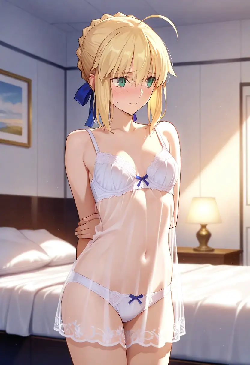 AI art 'Bedroom Saber Route'