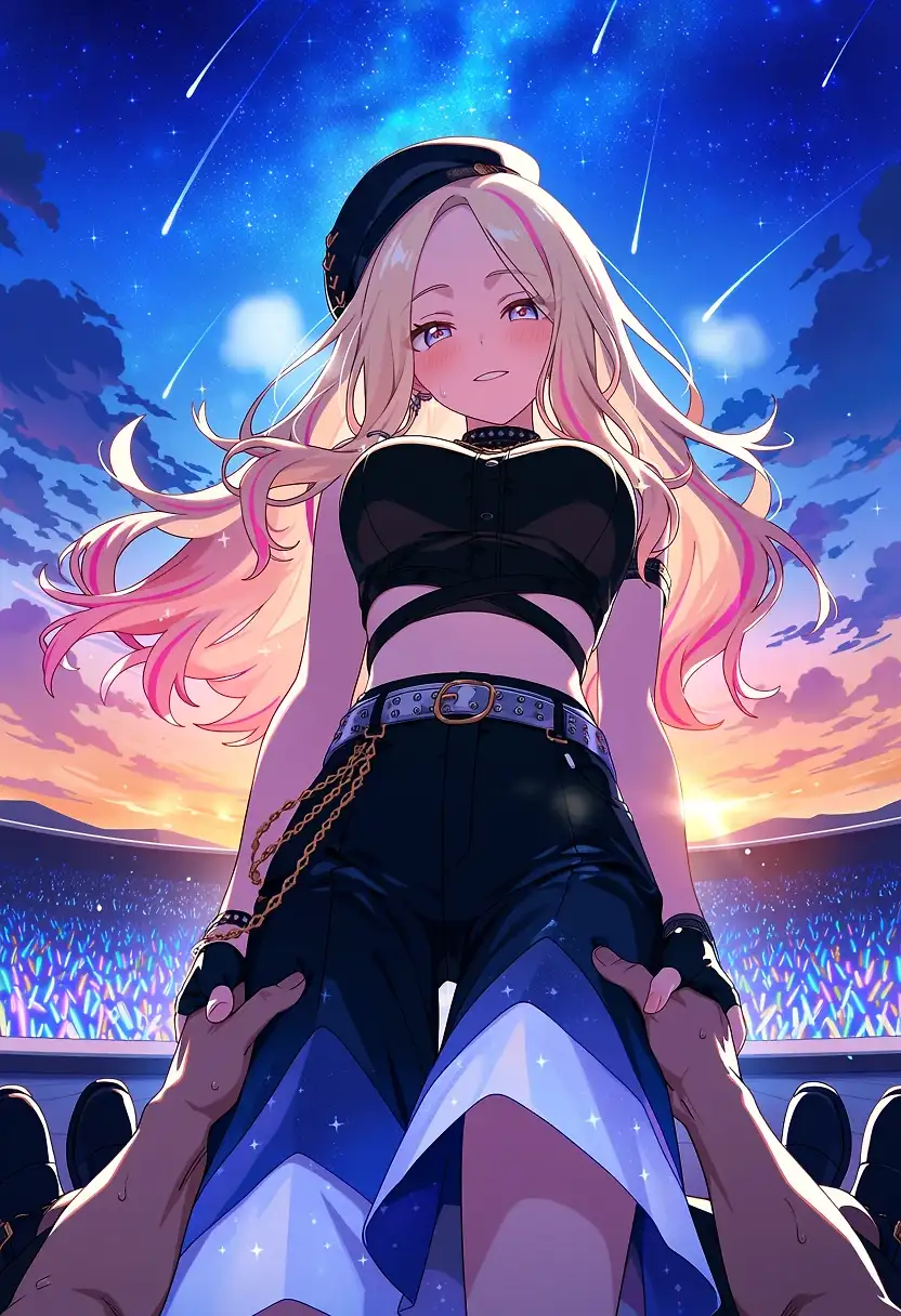 AI art 'I love you,  Lady Juo Sena' with user description 'du bist so schön, dass ich zwei Tage lang Programmcode geschrieben habe.'