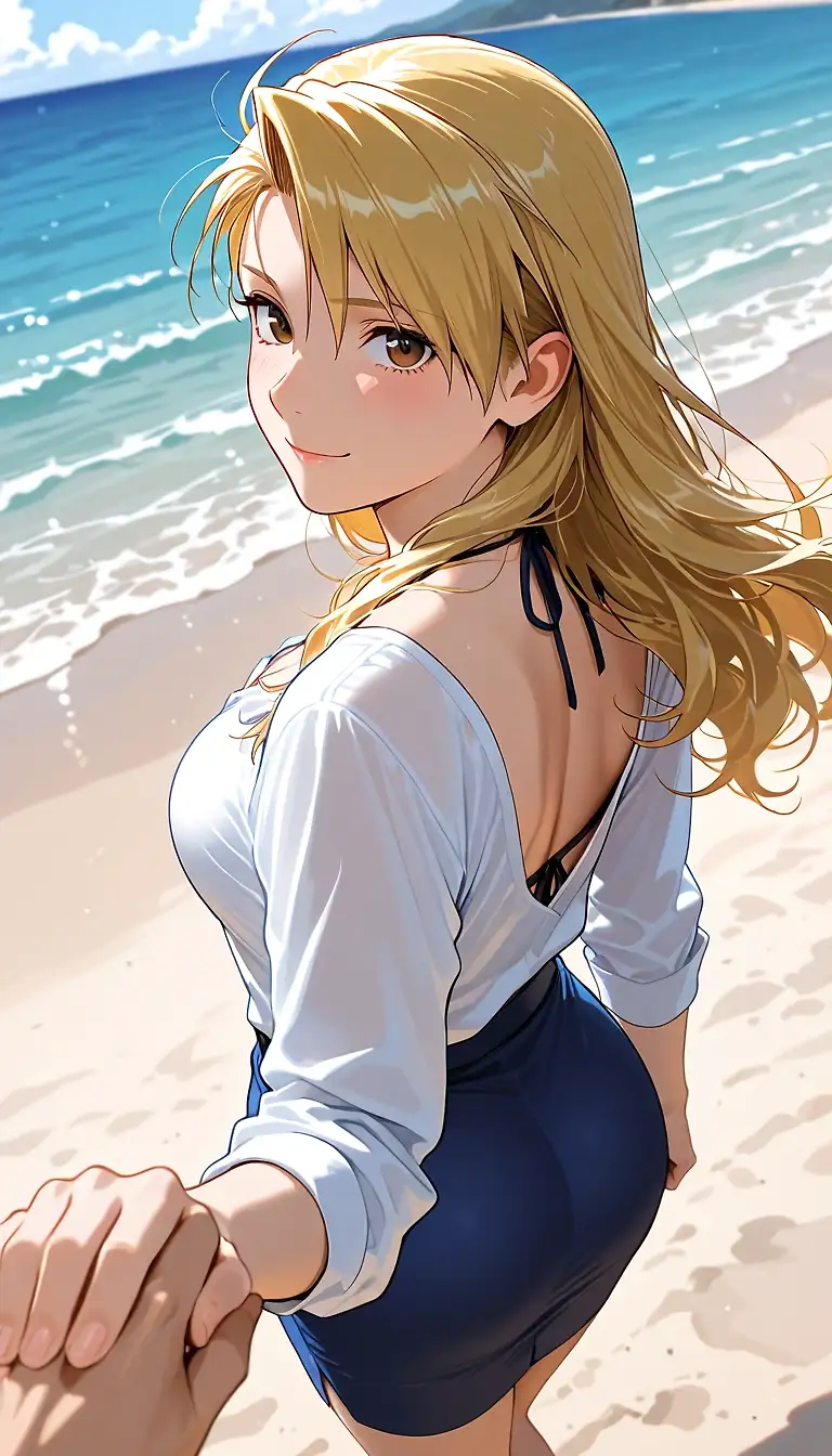 AI art "She just wants to take my mind off things"