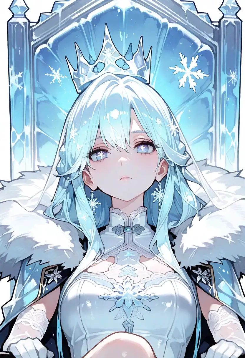 AI art "Ice queen test"