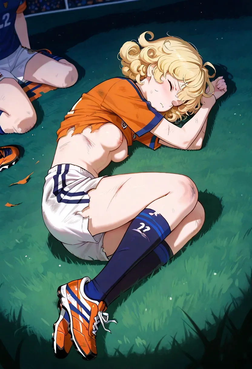 AI art "Shattered Dreams ⚽️" with user description "Sorry Tara, it just wasn't meant to be... 🥲"