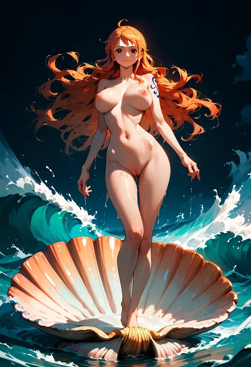 AI art 'One venus' with user description 'Featuring:
Nami
Robin
Rebecca
Vivi
Hancock
Carrot
Lilith
Bonney'