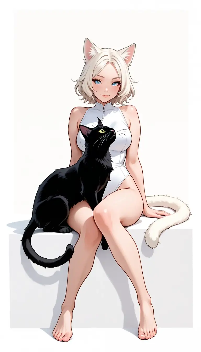 AI art 'Cat Woman'