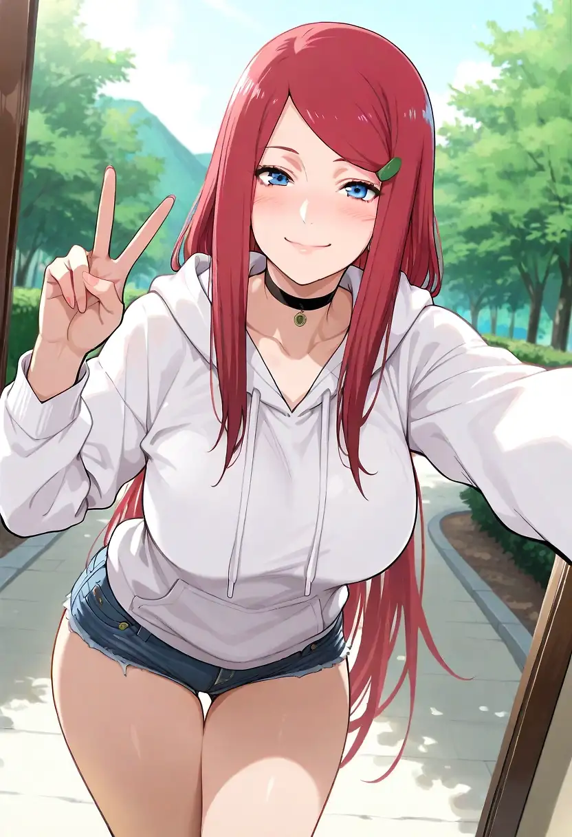 AI art 'Kushina day out'