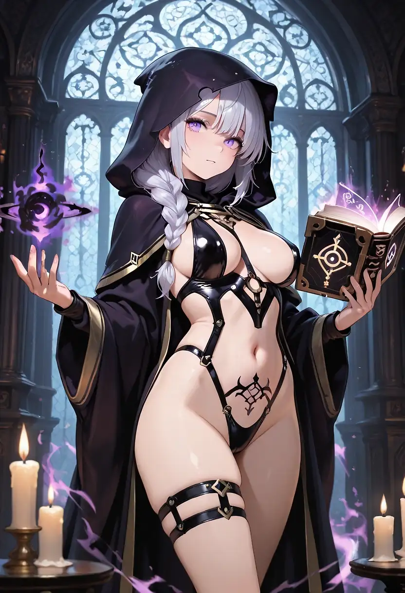 AI art 'ヘ(°￢°)ノ' with user description 'Pick a Companion

- Dark Mage - Rogue - Paladin - Assassin - Necromancer - Dragon Warrior - Berserker - Priestess - Summoner - Samurai - Bard - Monk'