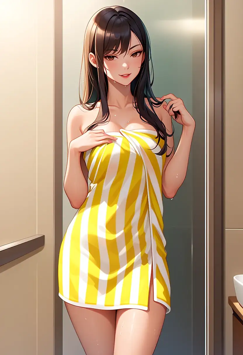 AI art 'After shower'
