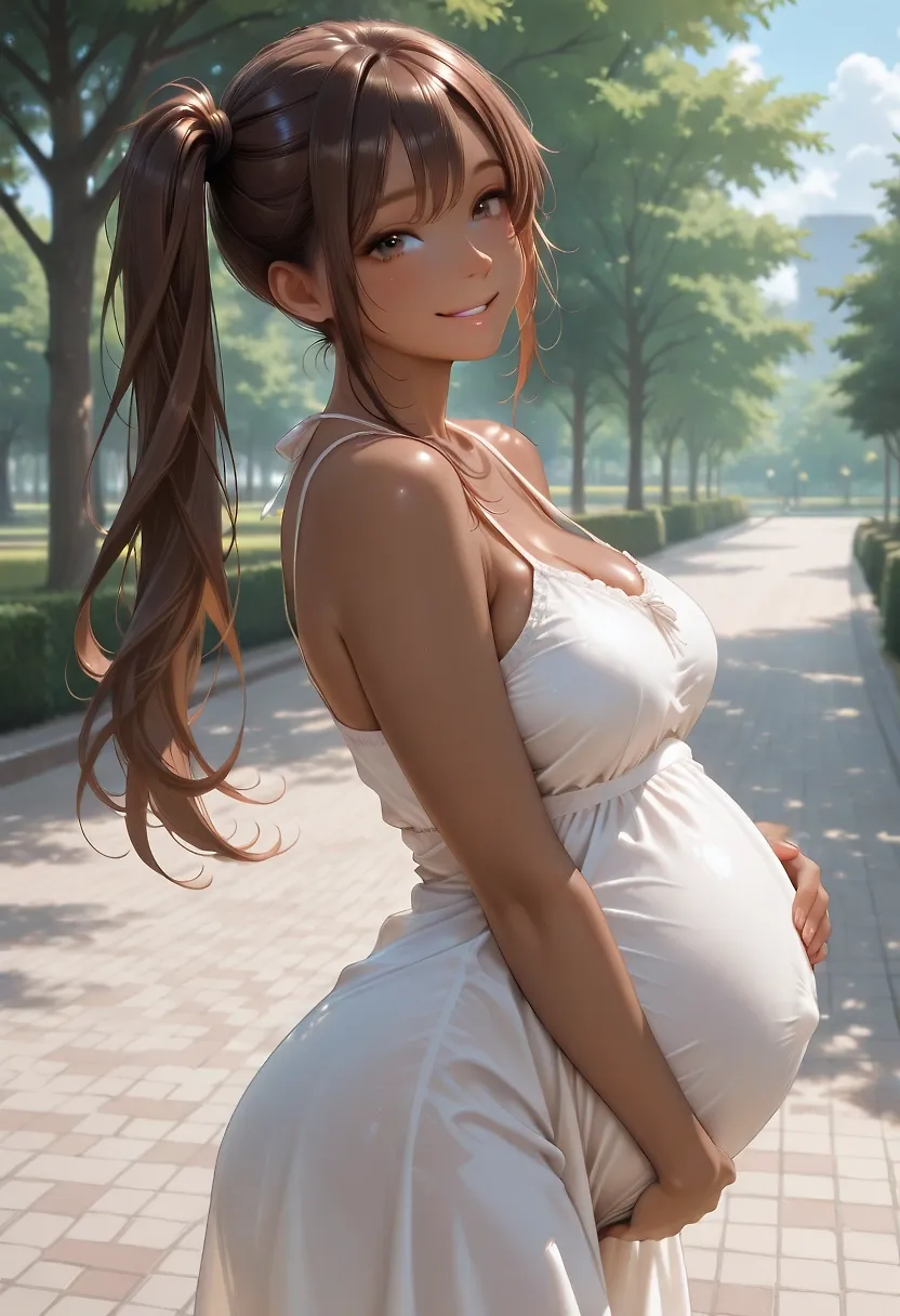 AI art "Happy Mother's Day!" with user description "What better way to celebrate Mother's Day than to showcase expectant mothers?

Cyndel, Rachel, Celest, Selina, Coco, Liz, Janice, Dalia, Jennifer and Mika are all glowing and stunning, don't you agree?"