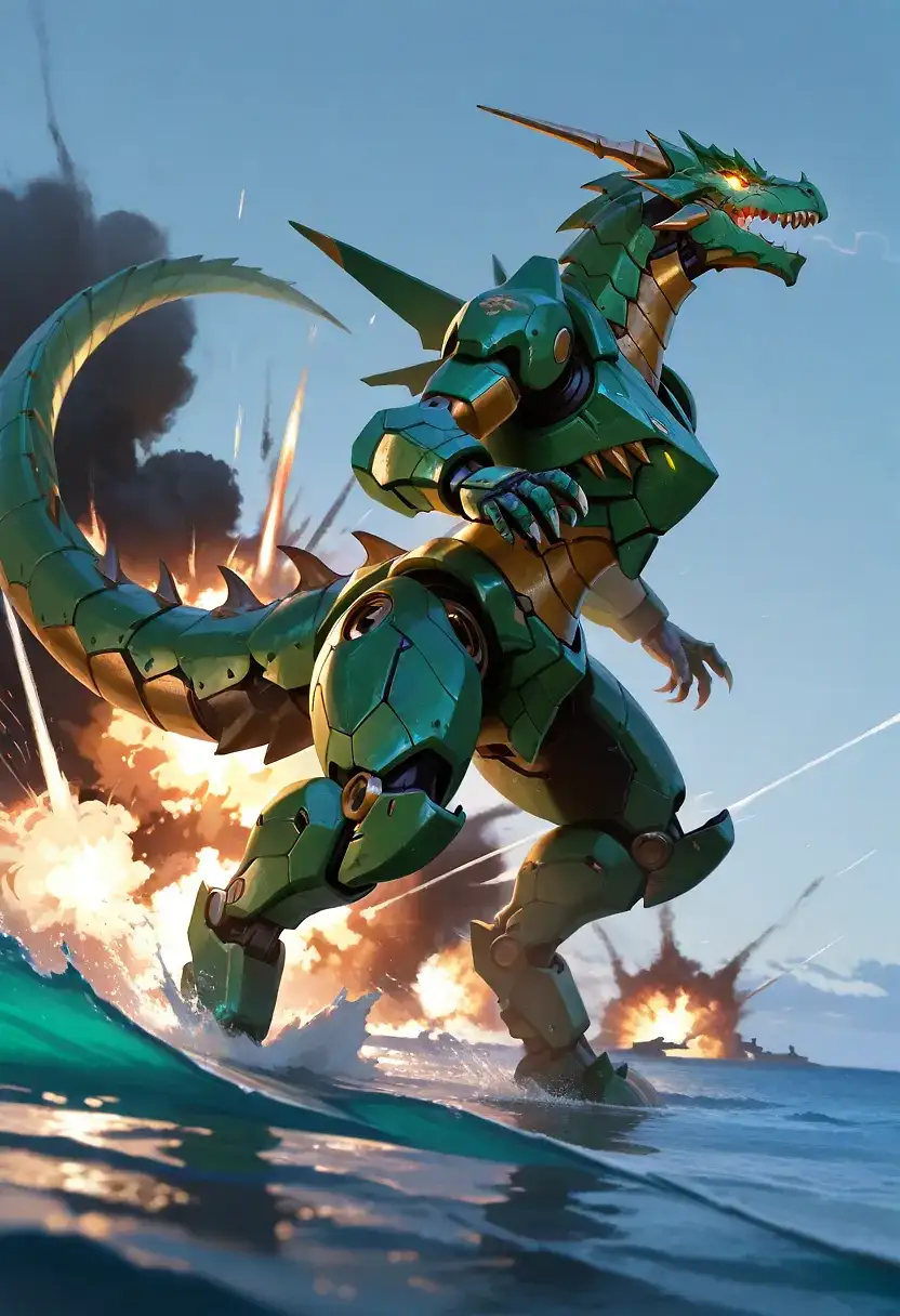 AI art 'MORPHIN TIME!' with user description 'What we need are teenagers with attitude to summon the might Megazord!'
