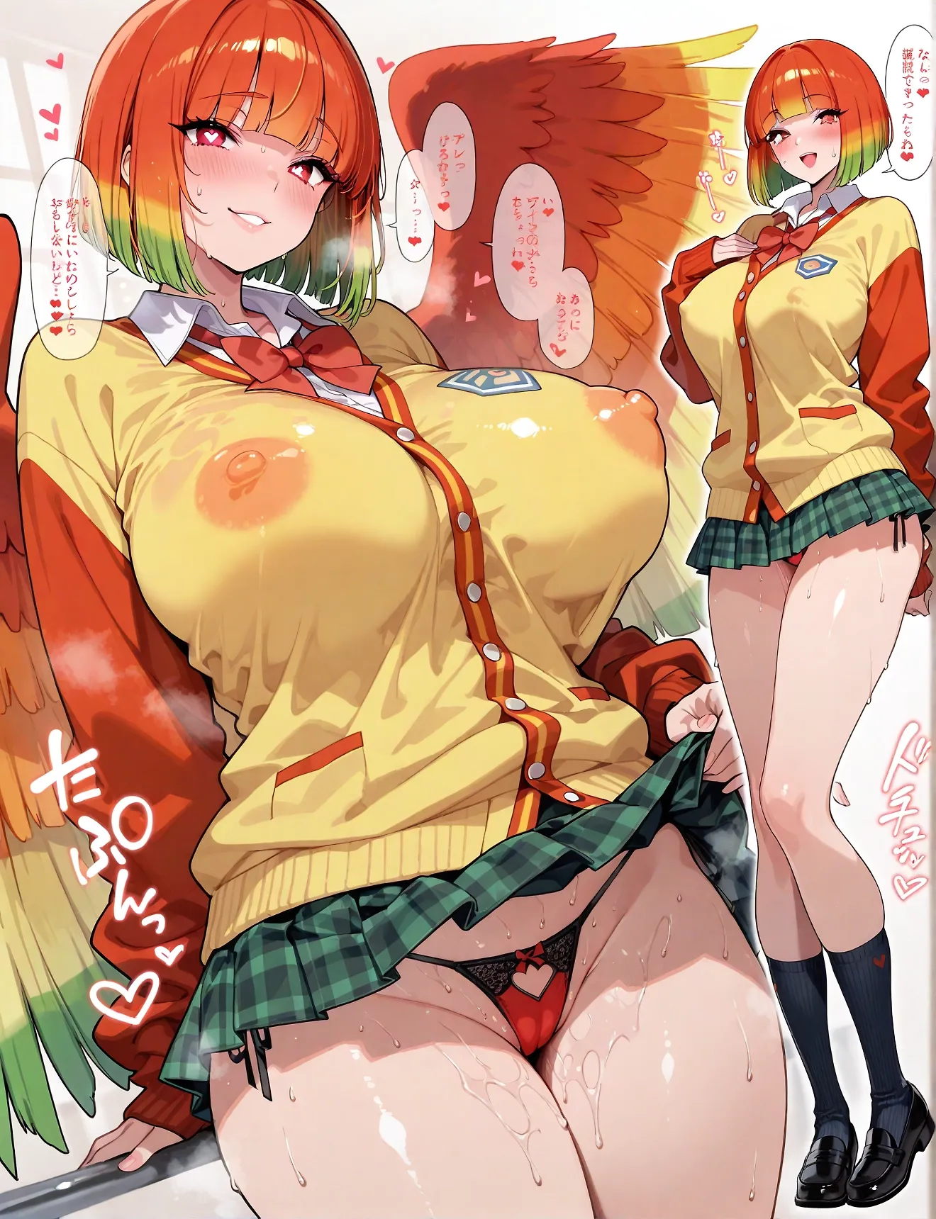 Pokémon high school girl concept (39)