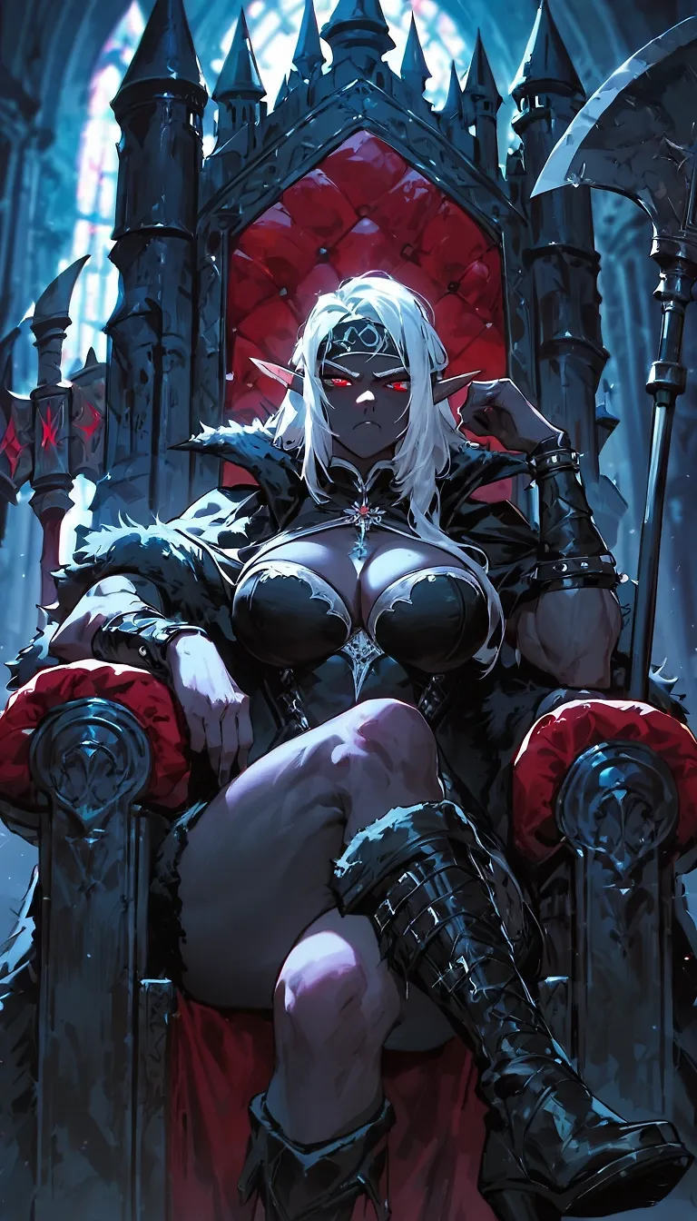 Barda the drow death knight warlord