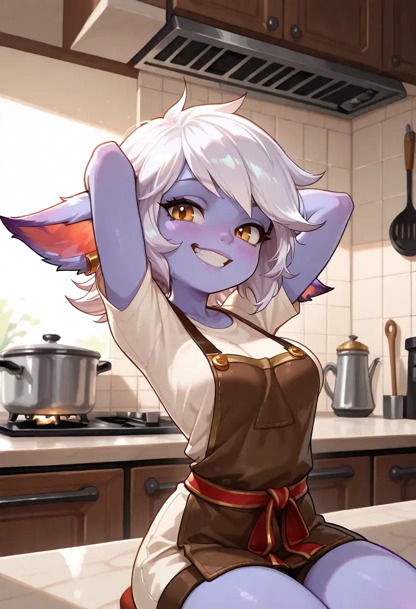 AI art "Porn of Legends A to Z - Tristana"
