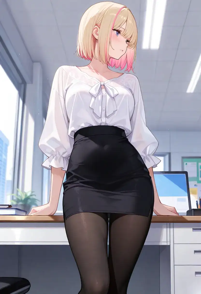 AI art 'Cami loves getting down to business... (Part 1)'