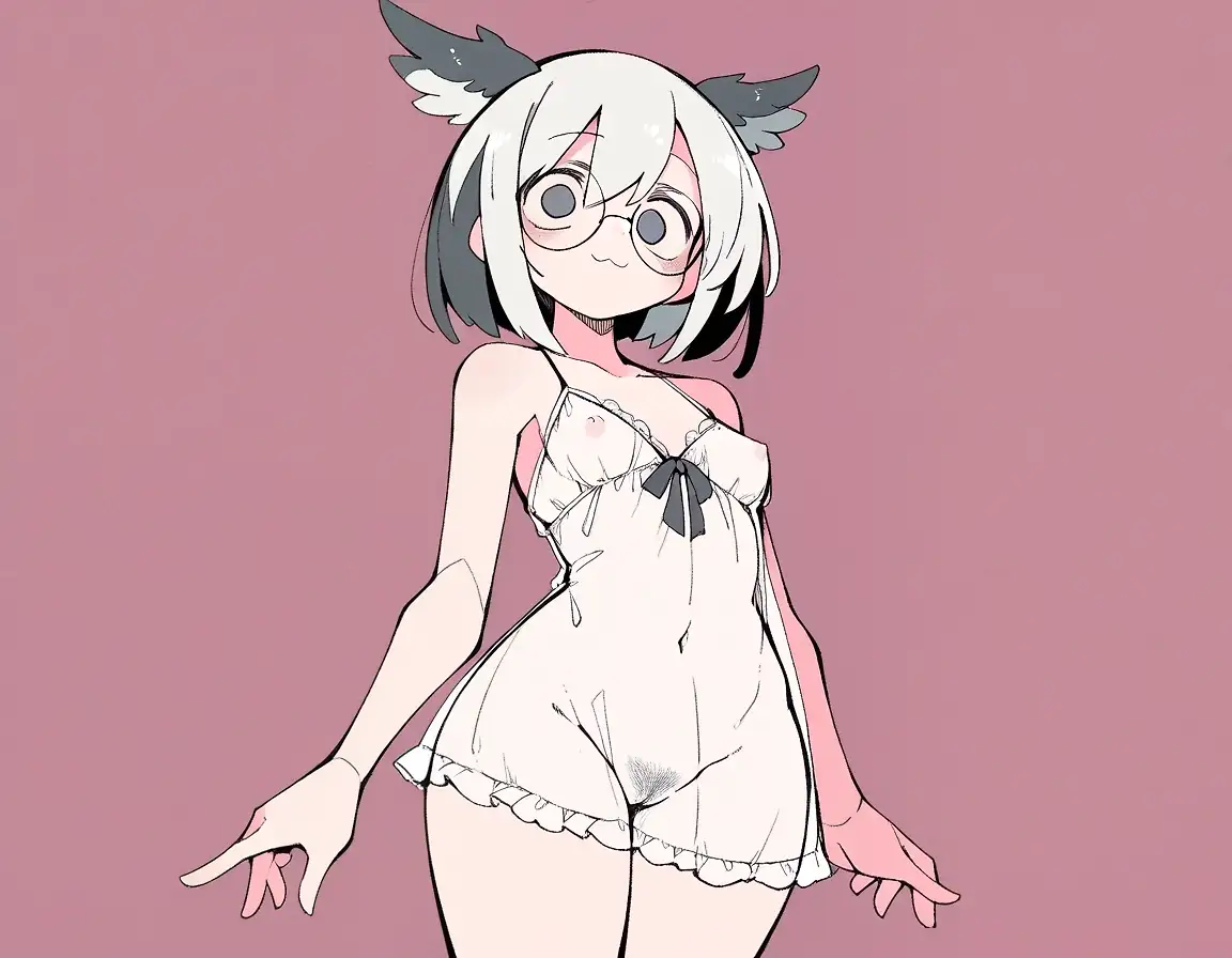 AI art 'Owl Girls <3' with user description 'various models, similar prompts'