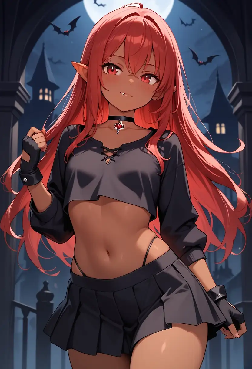 AI art 'Lilura OC Outfit' with user description 'Which outfit is your favorite?'