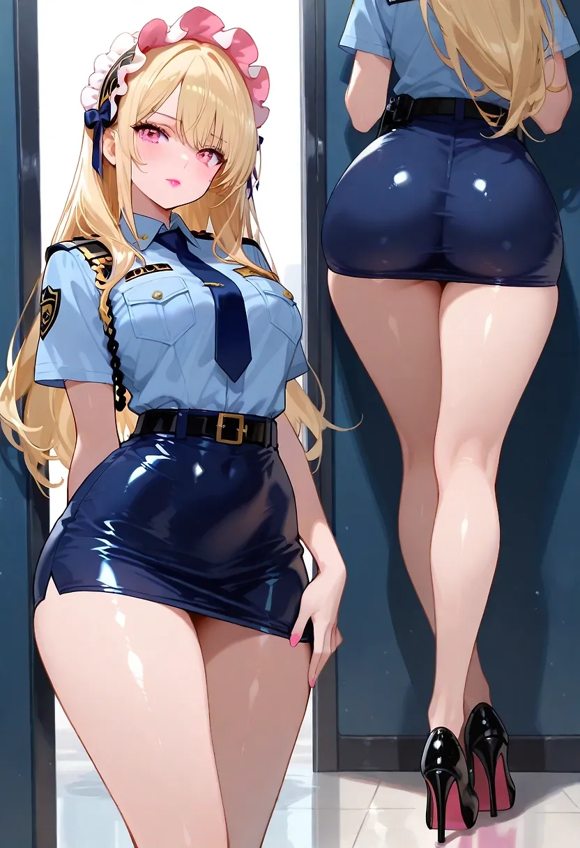 Officer blonde