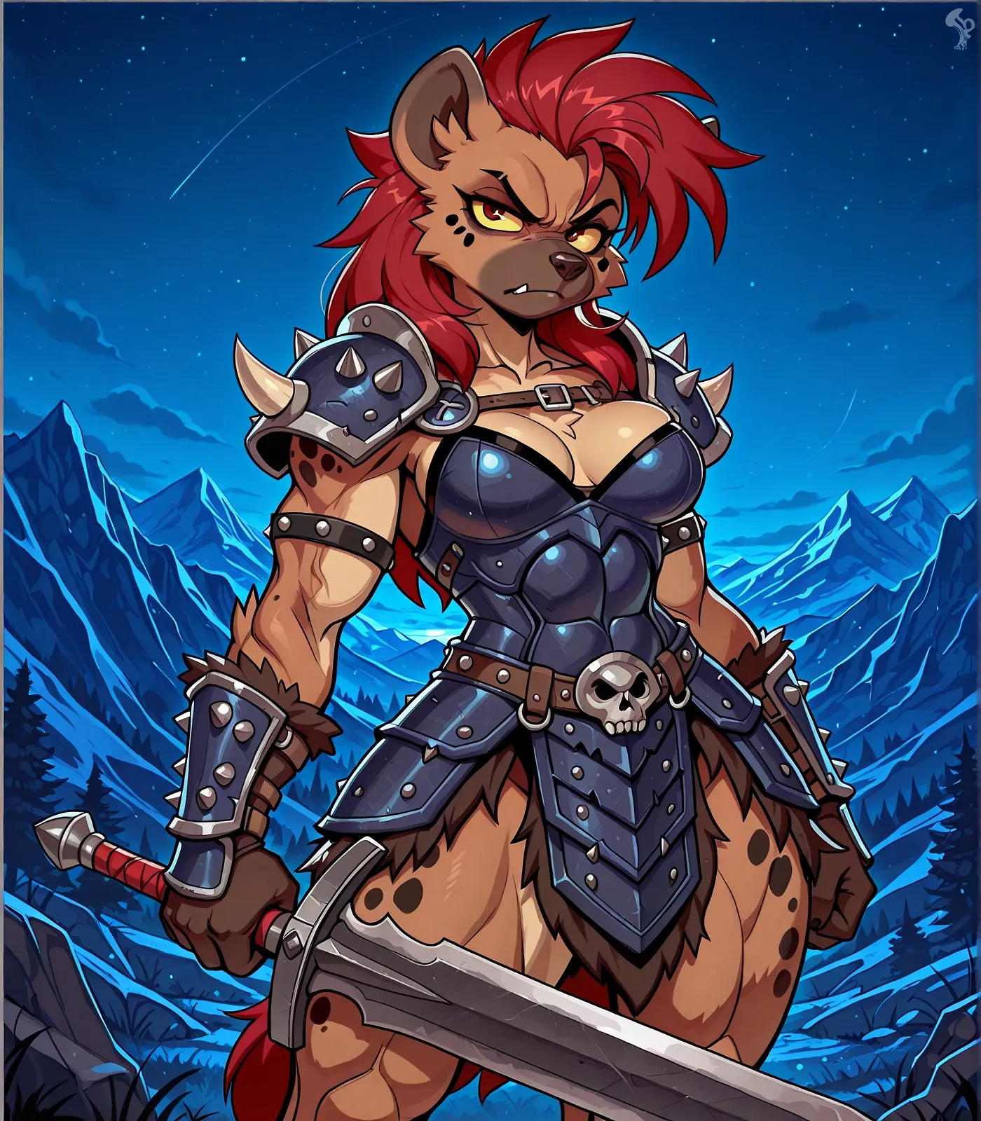 Gnoll Barbarian Arva