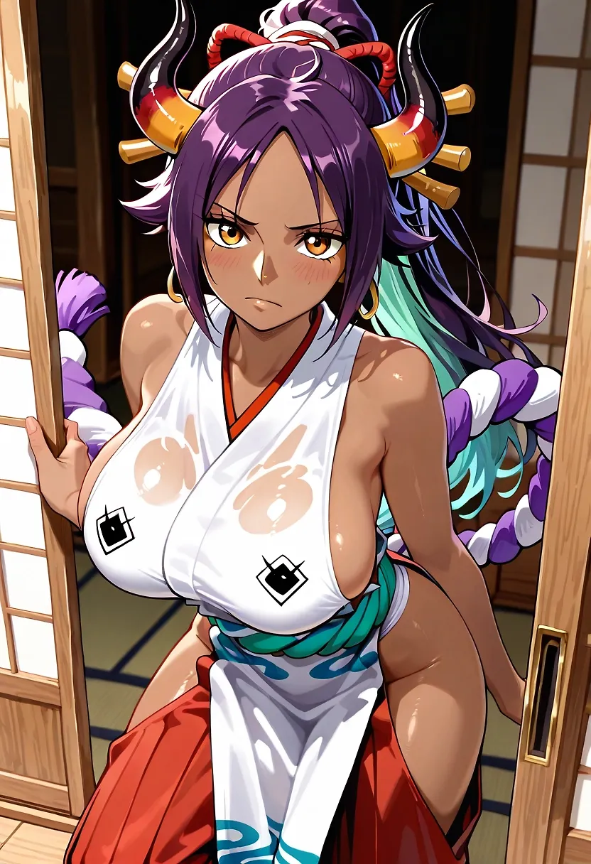 yoruichi in yamato cosplay