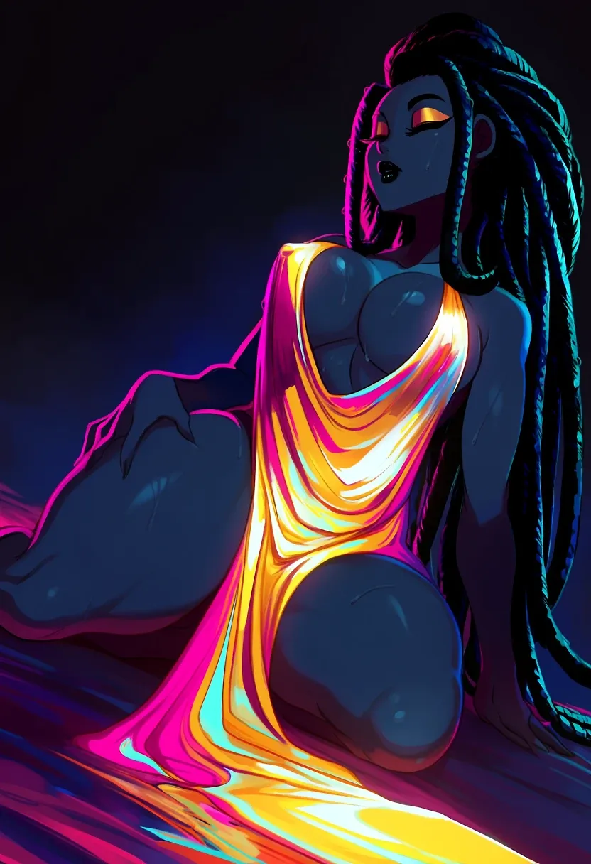 AI art "Gorgeous in Gold"