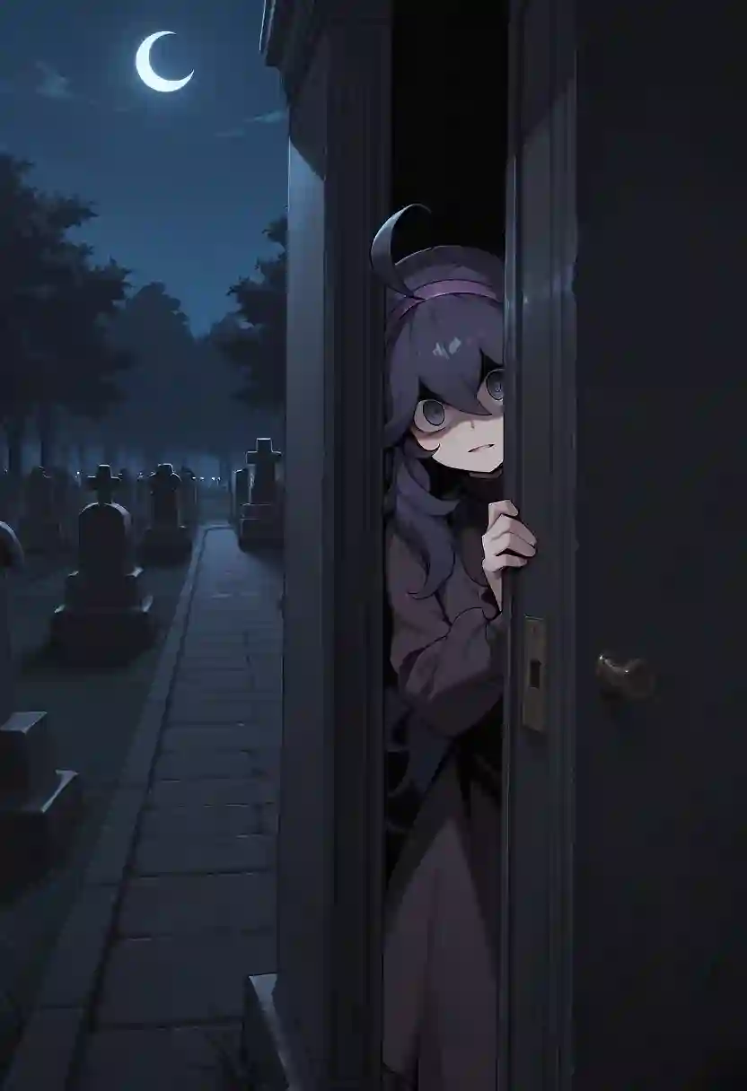 AI art 'Be Careful Out There (Yandere Warning)' with user description 'I hear there’s a maniac around at night.
…
(It’s me, I’m the maniac)'