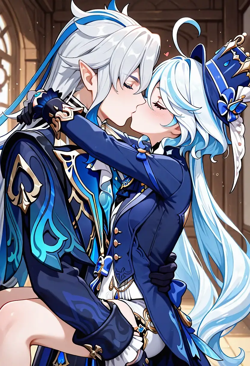 AI art "Furina x Neuvillette (2)"