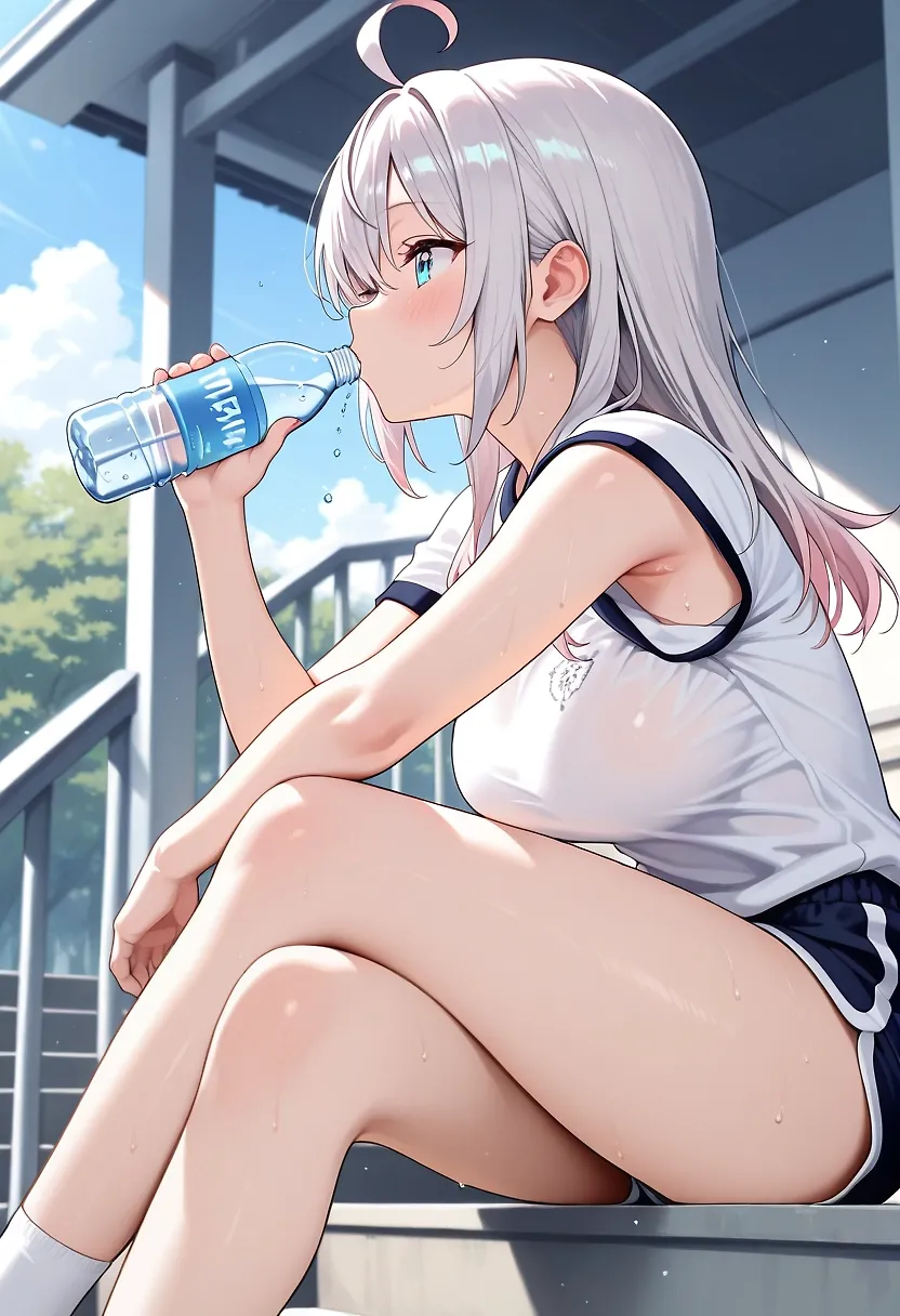 AI art "“The subtlety makes it so much better!” - Masachika Kuze" with user description "Posted this on my X account too. Feel free to follow me @N0CTURNALzz. DM me for requests. Different styles used."