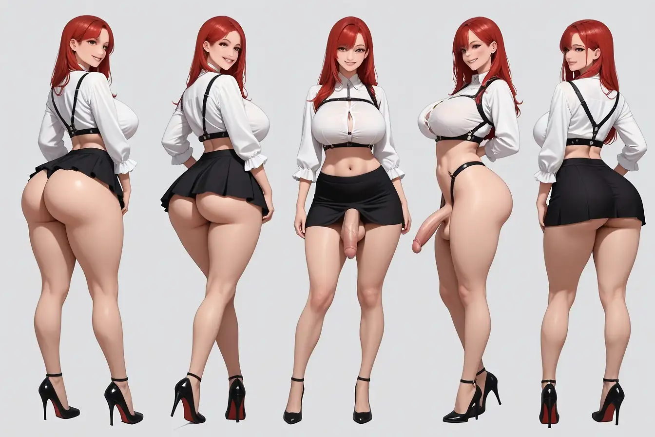 AI art 'Red Character Design'