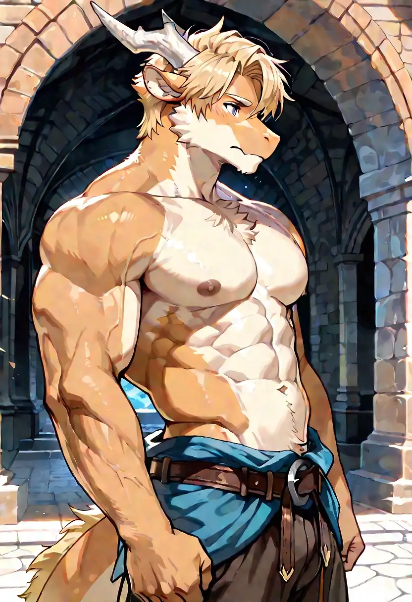 AI art "Multiversal Hunk"