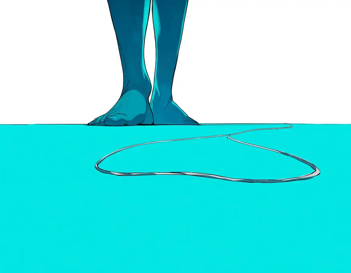 AI art "Walking Through Dreams."