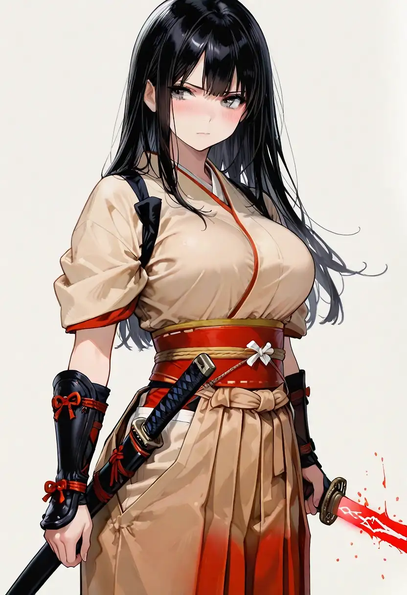 AI art "Unnamed Samurai Character"