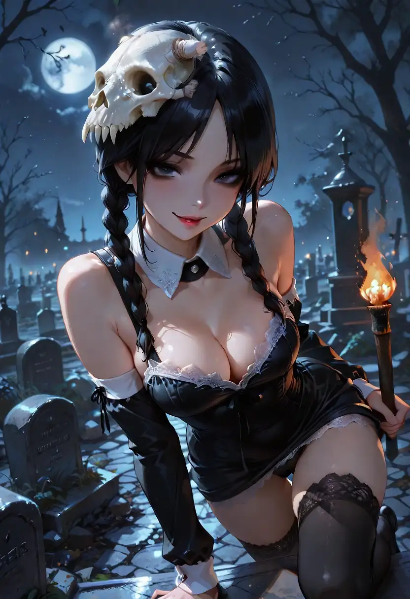 AI art "Wednesday"