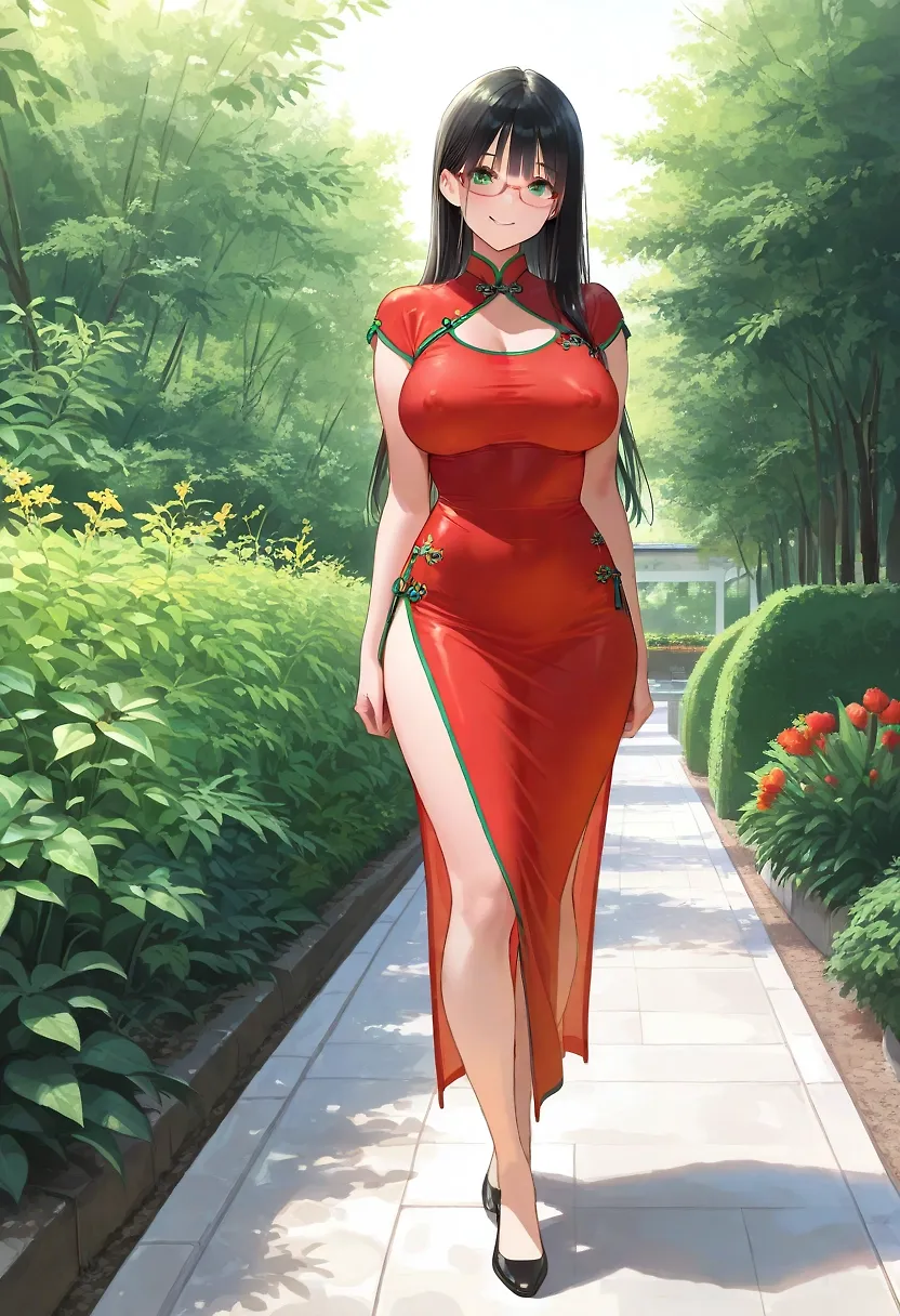 A Lovely Girl In A Lovely Dress