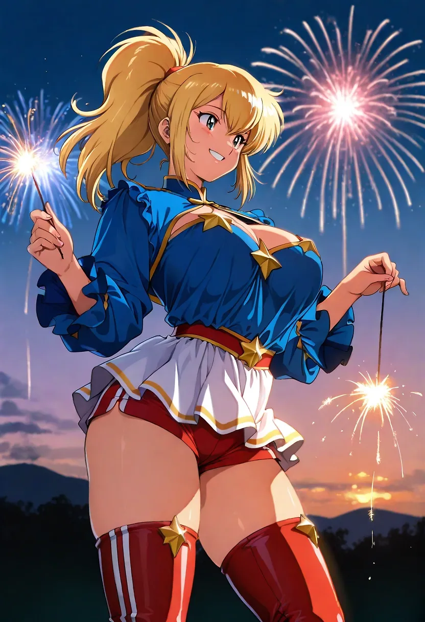 “You look like the Fourth of July!”
