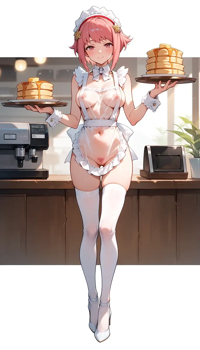 AI art 'seethrough apron sakura(fire emblem)'