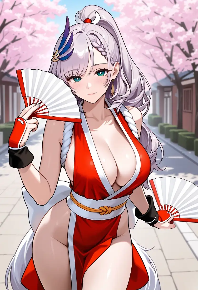AI art "King of fighters cosplay"