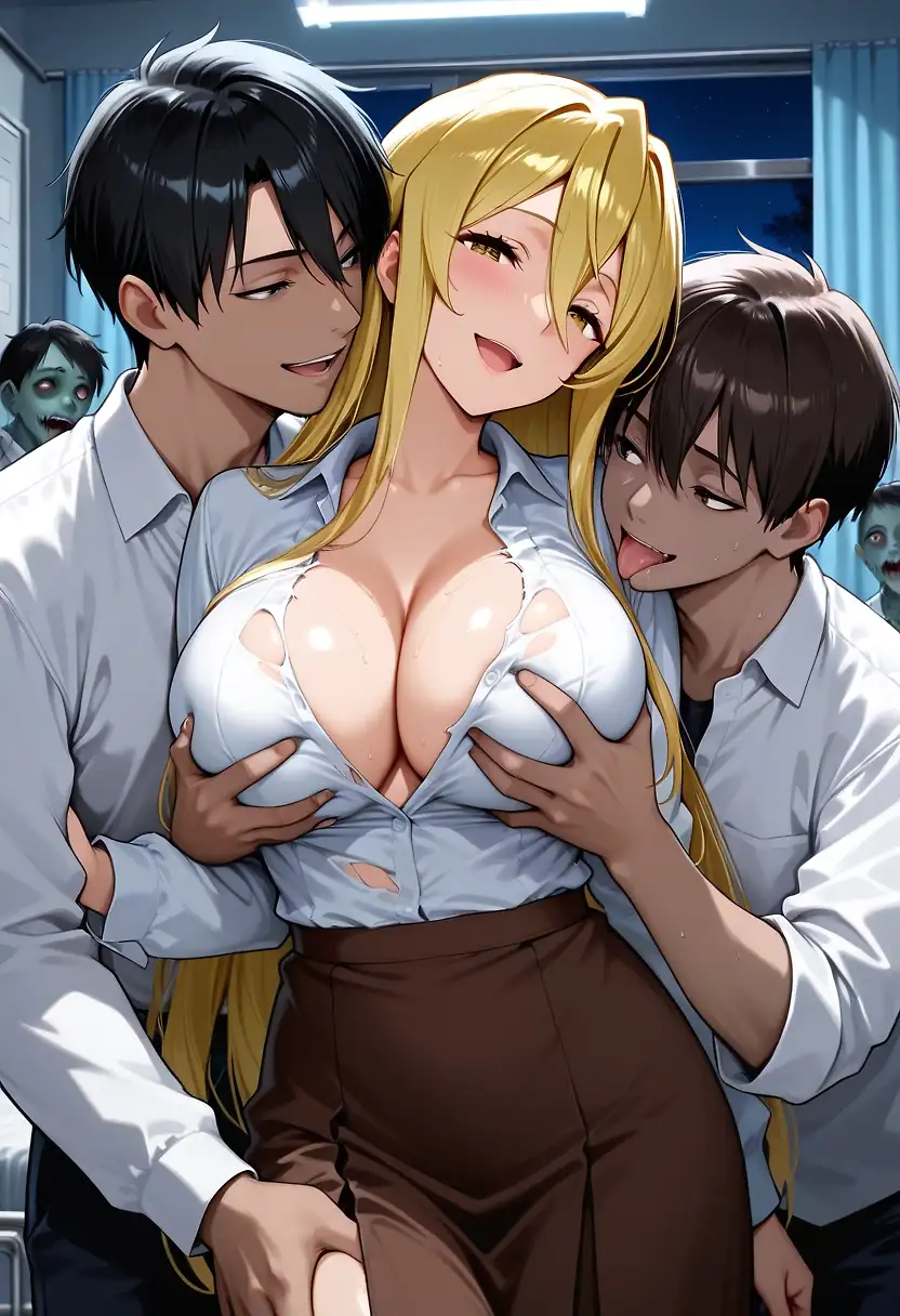 AI art "A bit of fun with Marikawa Shizuka"