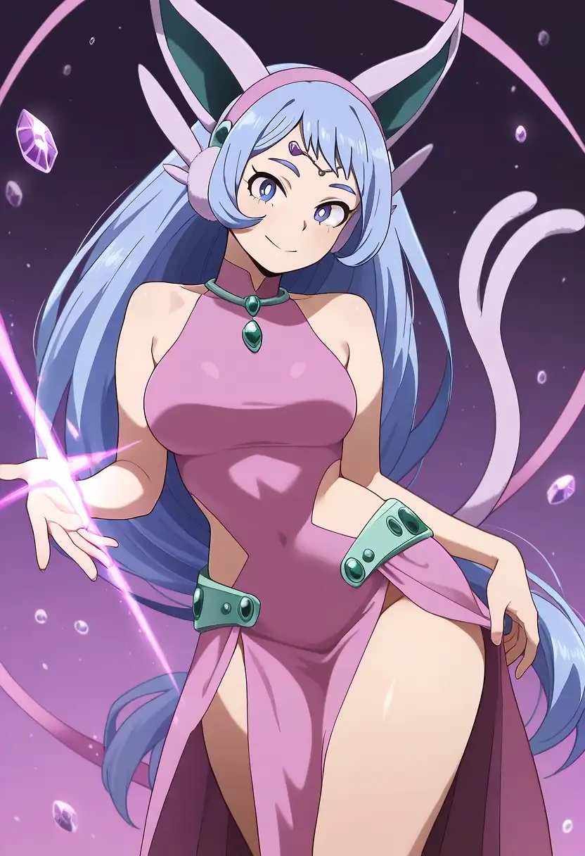 AI art "Nejire Cosplay Espeon"